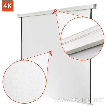 Hanging Wall Mounted Rollers Manual Projection screen